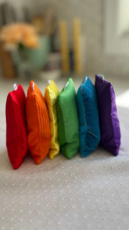 Sandies Sandbags - Rainbow, Set of 6