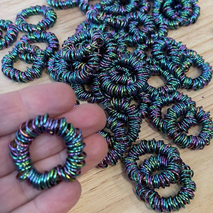 Oil Slick Centipede (Small) - Kaiko Fidgets