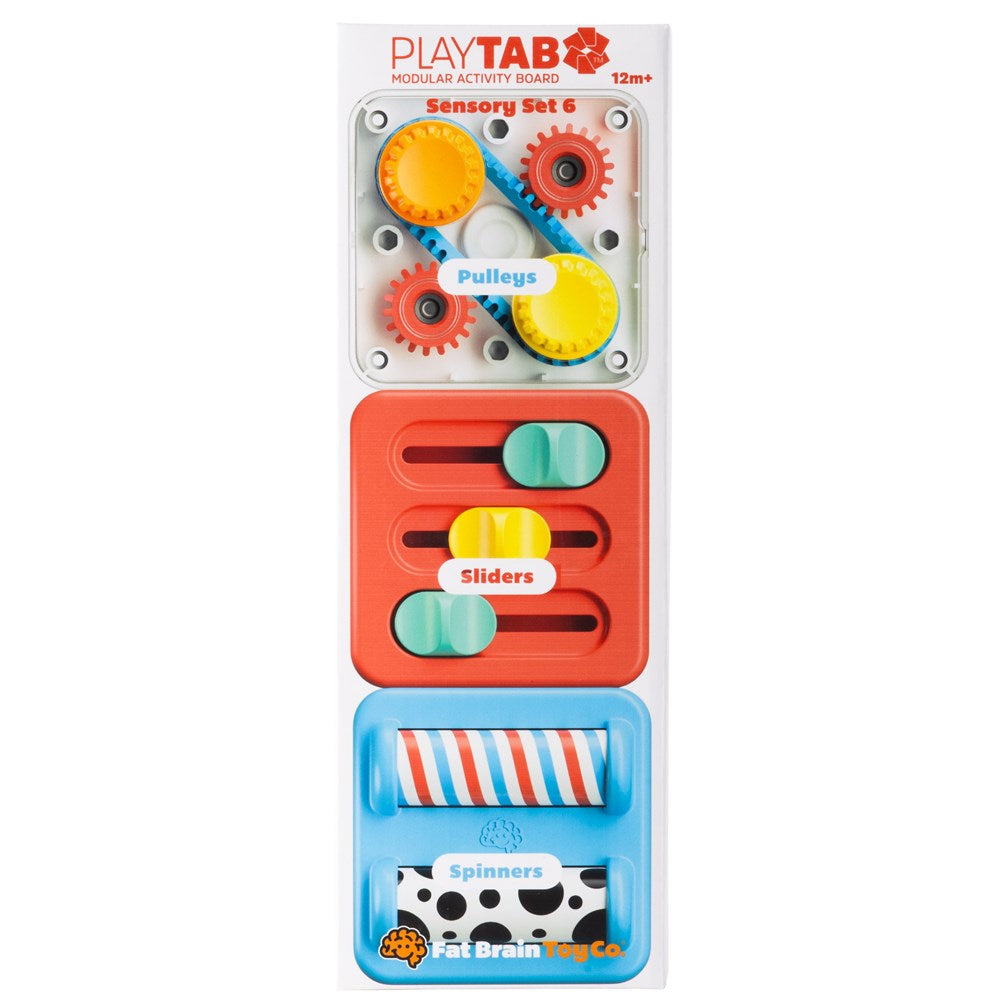 PlayTab Sensory Tiles 3pk - Fat Brain Toys