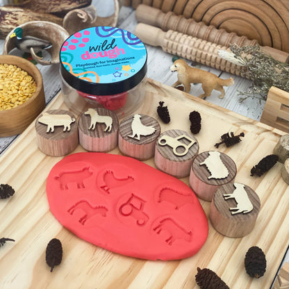 Wild Dough Playdough - Rudolph Red 280g
