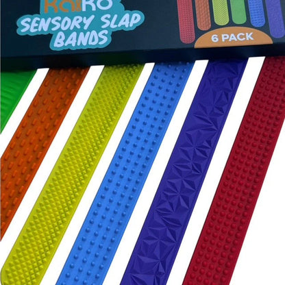 Kaiko Fidgets- Vibrant Sensory Slap Bands (6pk)