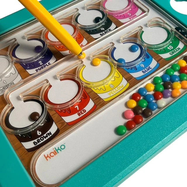 Colour & Number Maze Magnetic Pad - Kaiko Fidgets