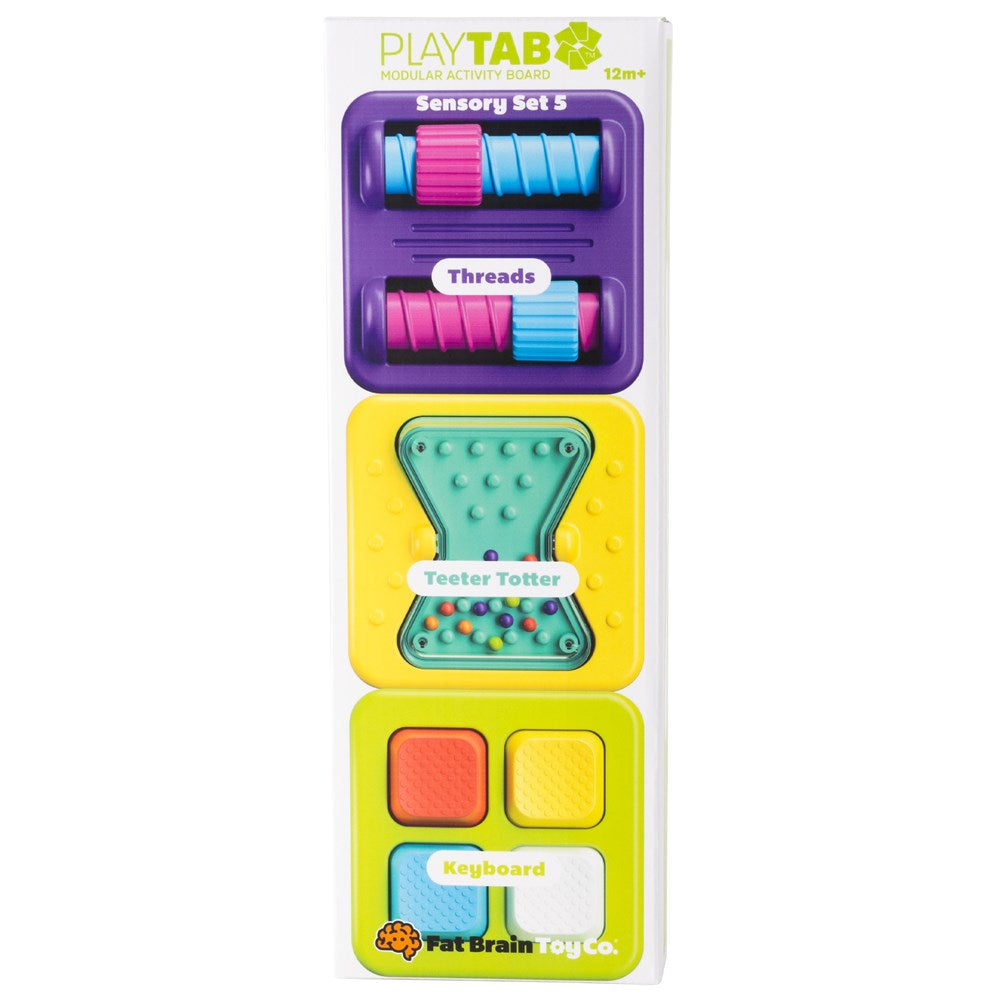 PlayTab Sensory Tiles 3pk - Fat Brain Toys