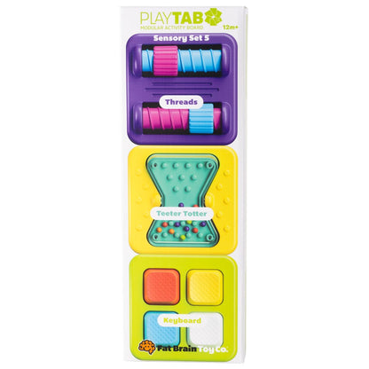 PlayTab Sensory Tiles 3pk - Fat Brain Toys