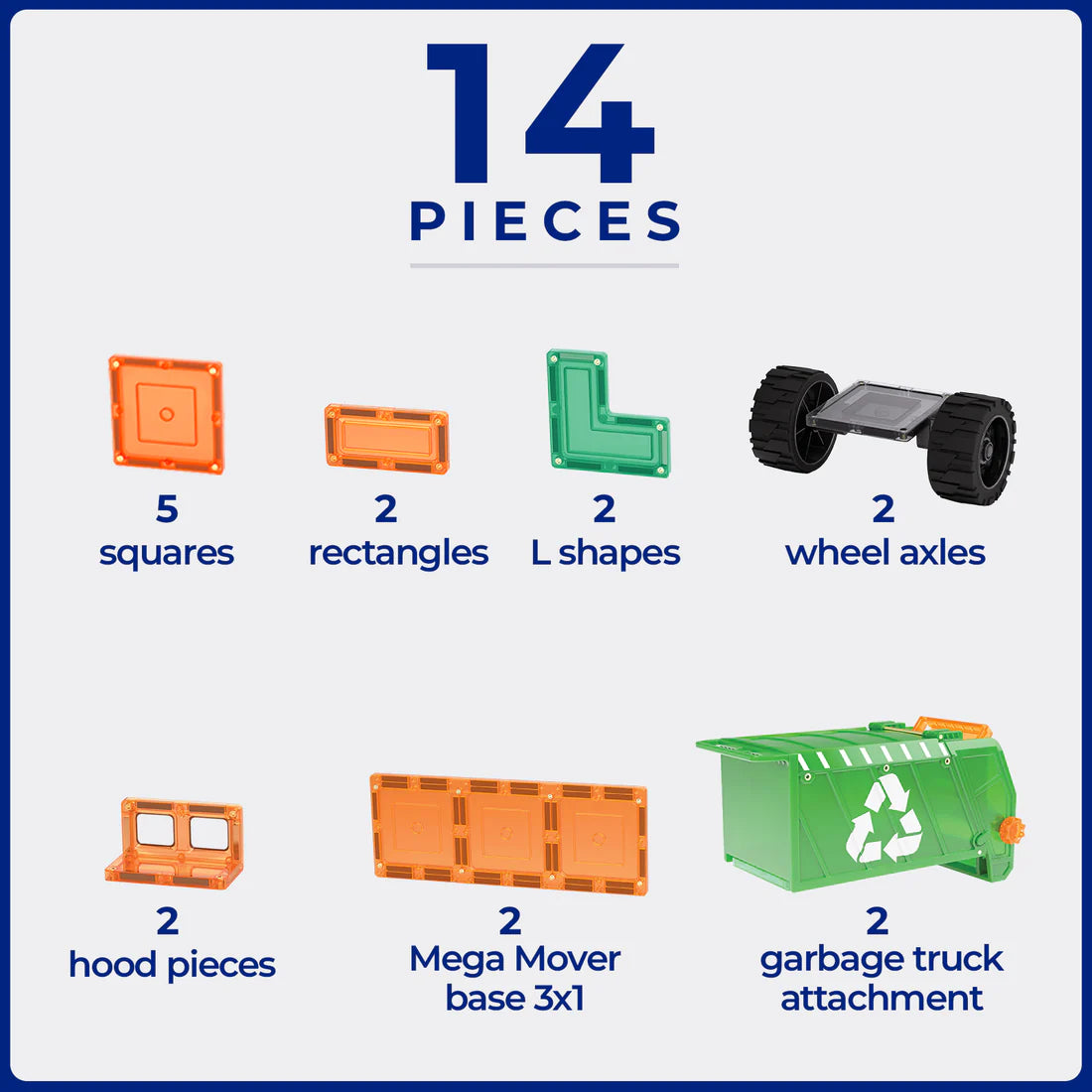 TileTek - Mega Recycling Truck (14pc)