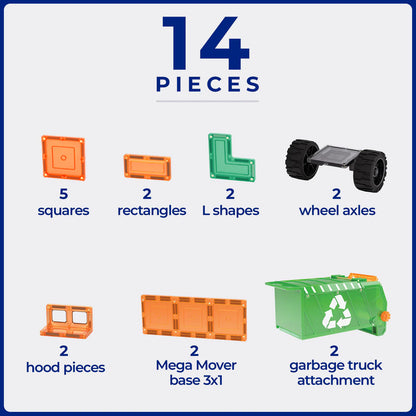 TileTek - Mega Recycling Truck (14pc)