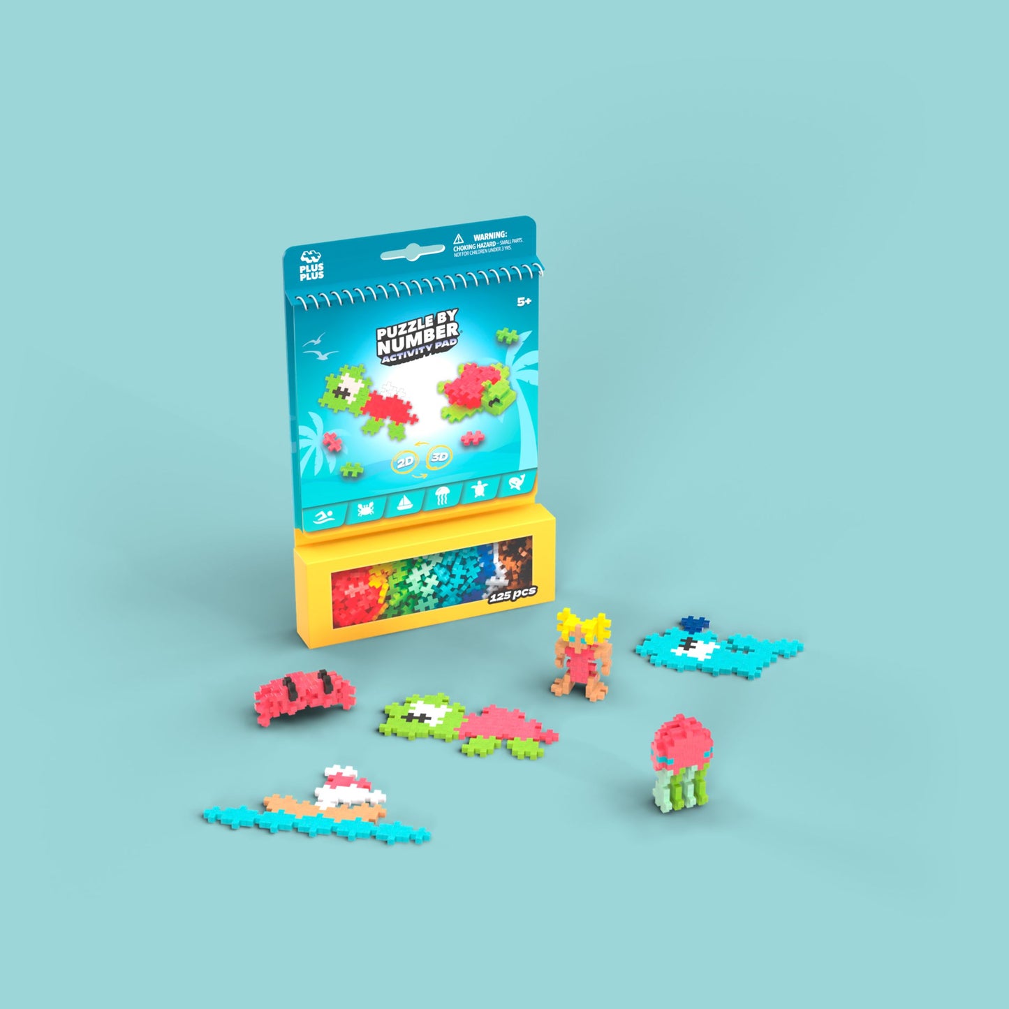 Plus-Plus - Activity Pad - Ocean
