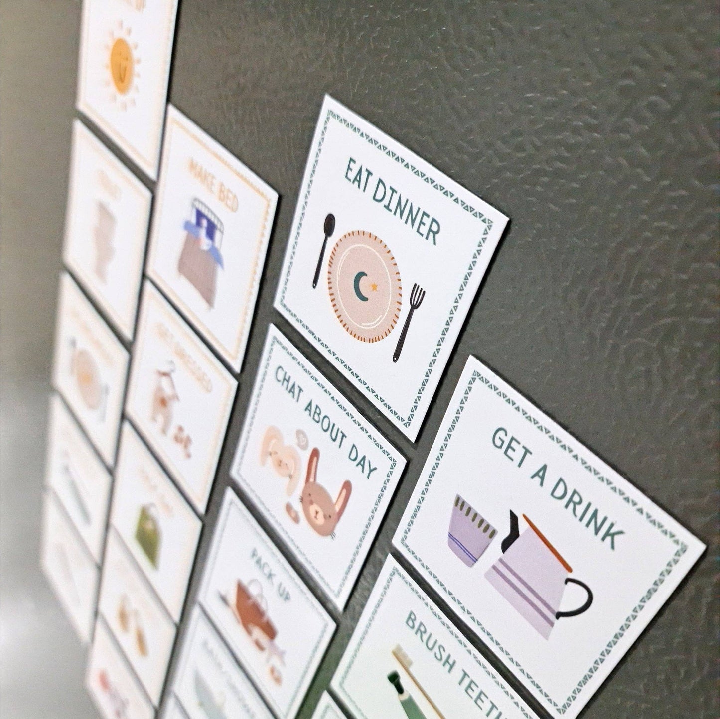 Magnetic Routine Cards - The Creative Sprout