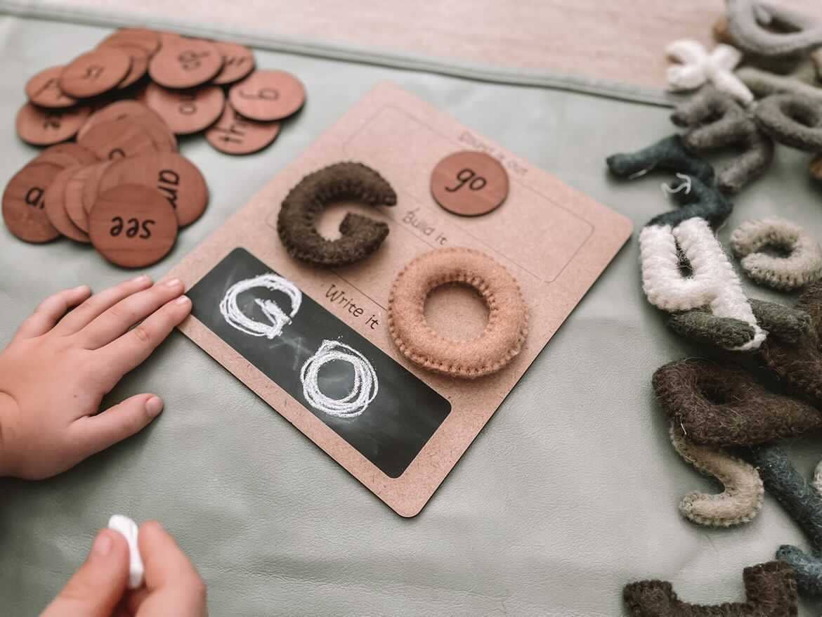 Sound it, Build it, Write it Board - Timber Tots