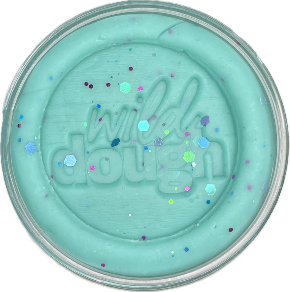 Wild Dough Playdough - Mermaid Mint Glitter 280g
