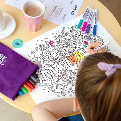 Little Change Creators - IMAGINATION | Re-FUN-able™ Colouring + Doodle Mat