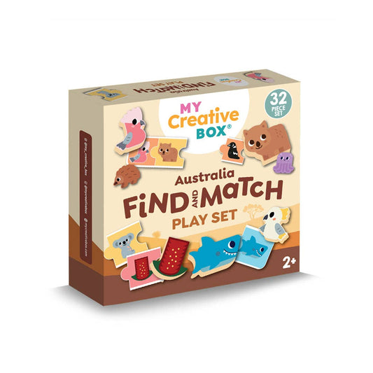 My Creative Box - Aussie Animals Find and Match Playset