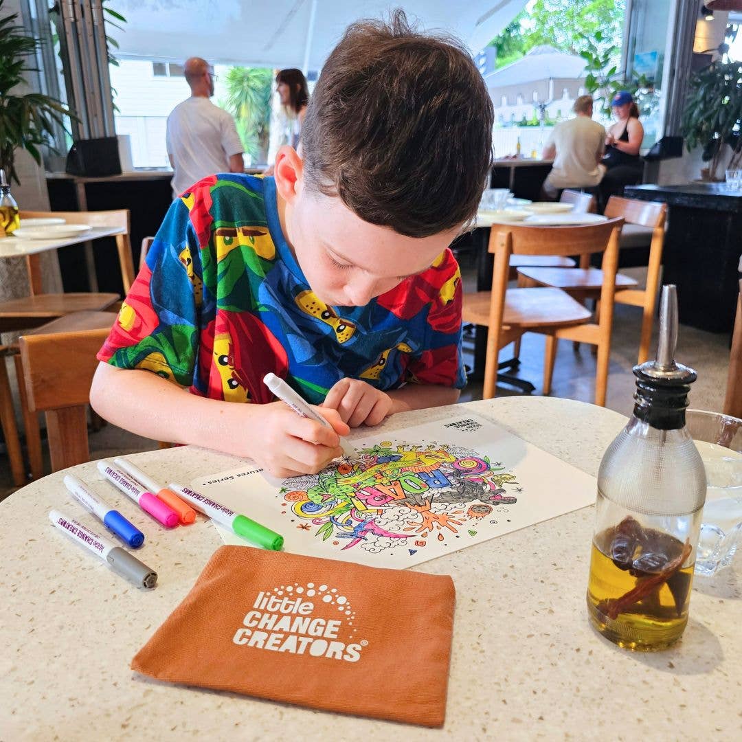 Little Change Creators - G’DAY! Pocket Reusable Colouring Mat