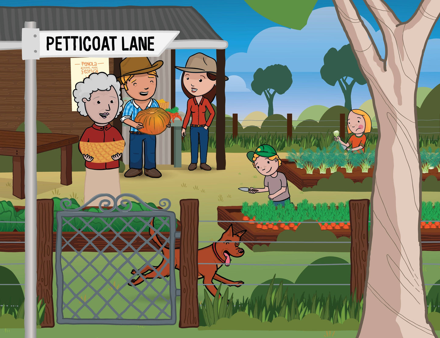 George the Farmer - Vegetable Orchestra Picture Book