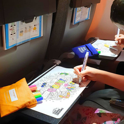 Little Change Creators - SPLASH! Pocket Silicone Colouring Mat