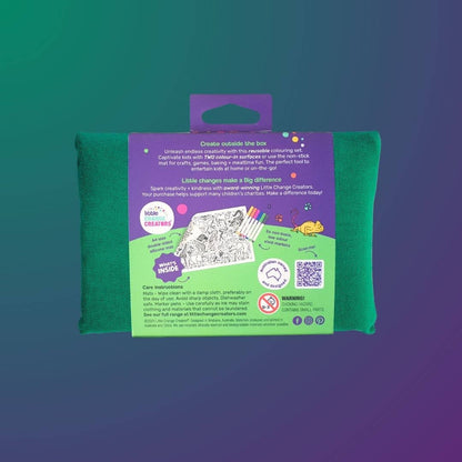 Little Change Creators - WILD! Pocket Reusable Colouring Mat