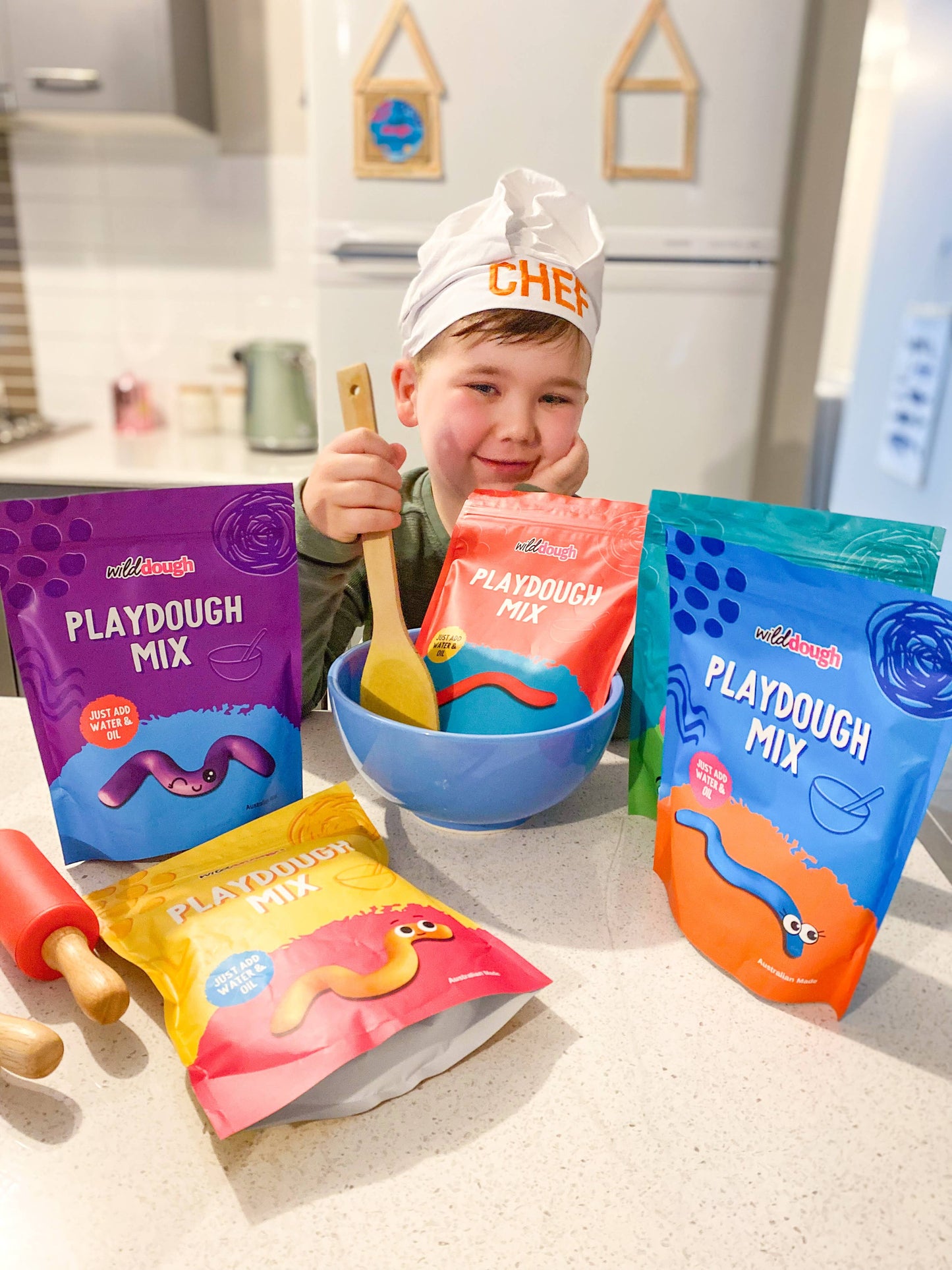 Wild Dough Playdough - DIY Playdough Mix - Red