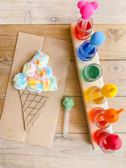 Curious Columbus - Silicone Animal Droppers 6pk
