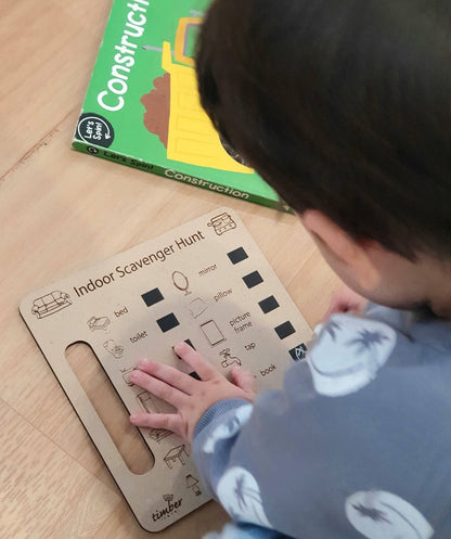 Indoor Scavenger Hunt Board - Timber Tots