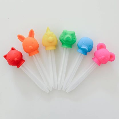 Curious Columbus - Silicone Animal Droppers 6pk
