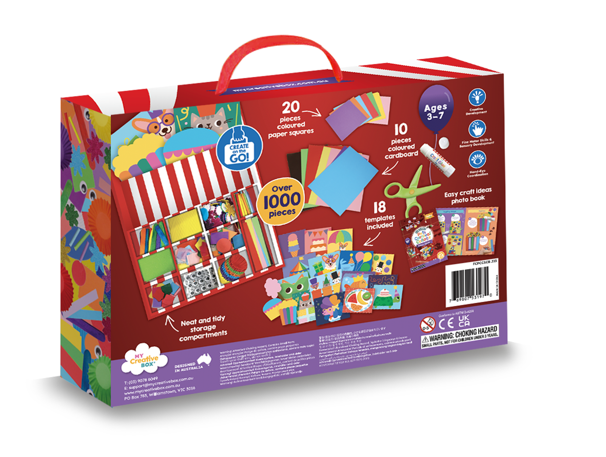 My Creative Box - First Crafts Pets Carnival Collage Sensory Craft Box