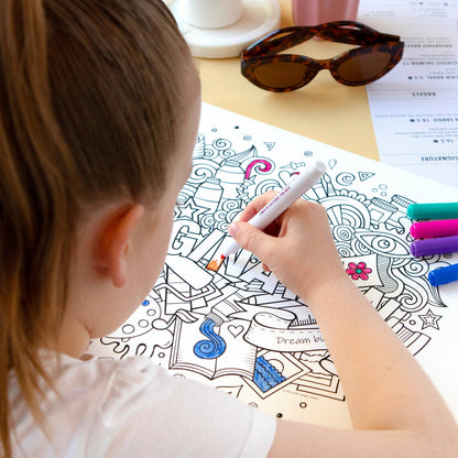 Little Change Creators - IMAGINATION | Re-FUN-able™ Colouring + Doodle Mat