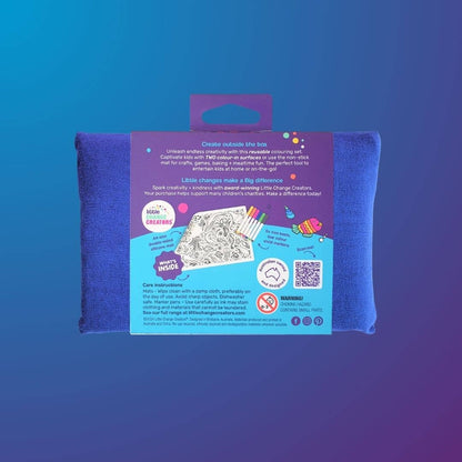 Little Change Creators - SPLASH! Pocket Silicone Colouring Mat