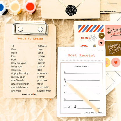 Make Me Iconic - Wooden Post Box Letters Craft Kit