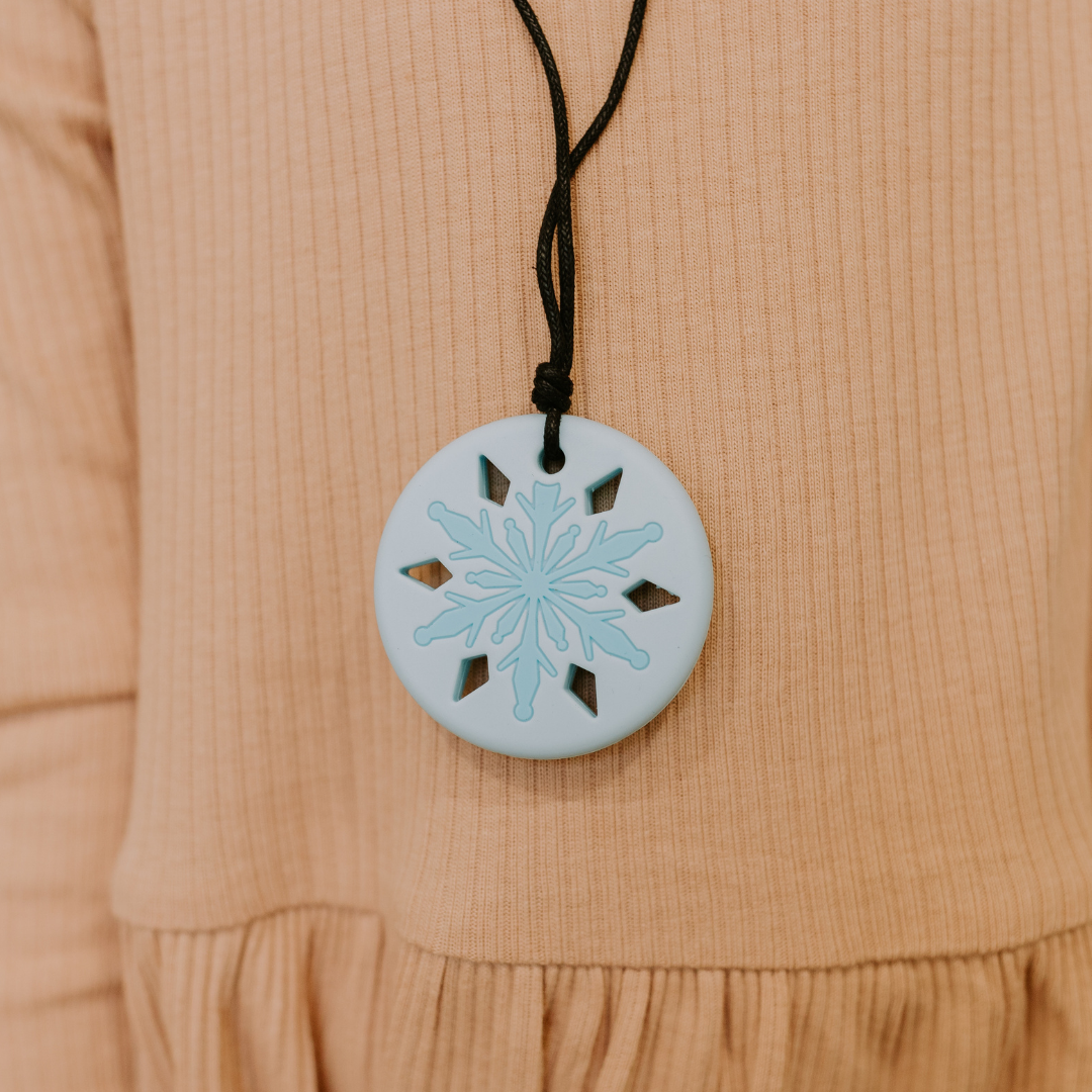 Snowflake Chew Pendant